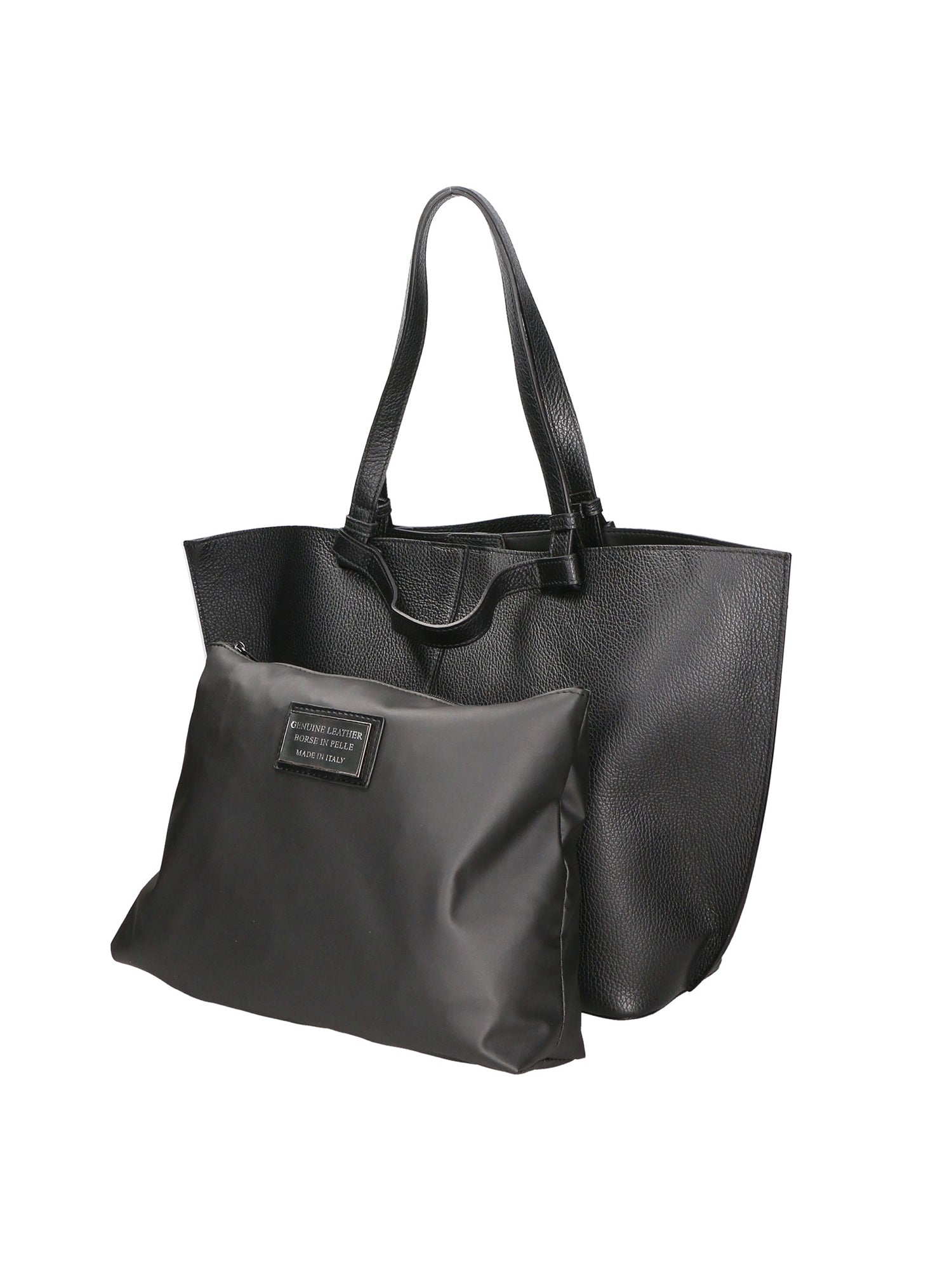 Beata Borsa a spalla da donna Vera pelle 05779-NERO D28 ME Gave Lux