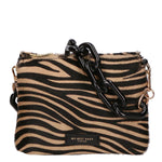 Borsa a spalla da donna Vera pelle di cavallino MYB-8021-FW-A24 CUOIO My Best Bag