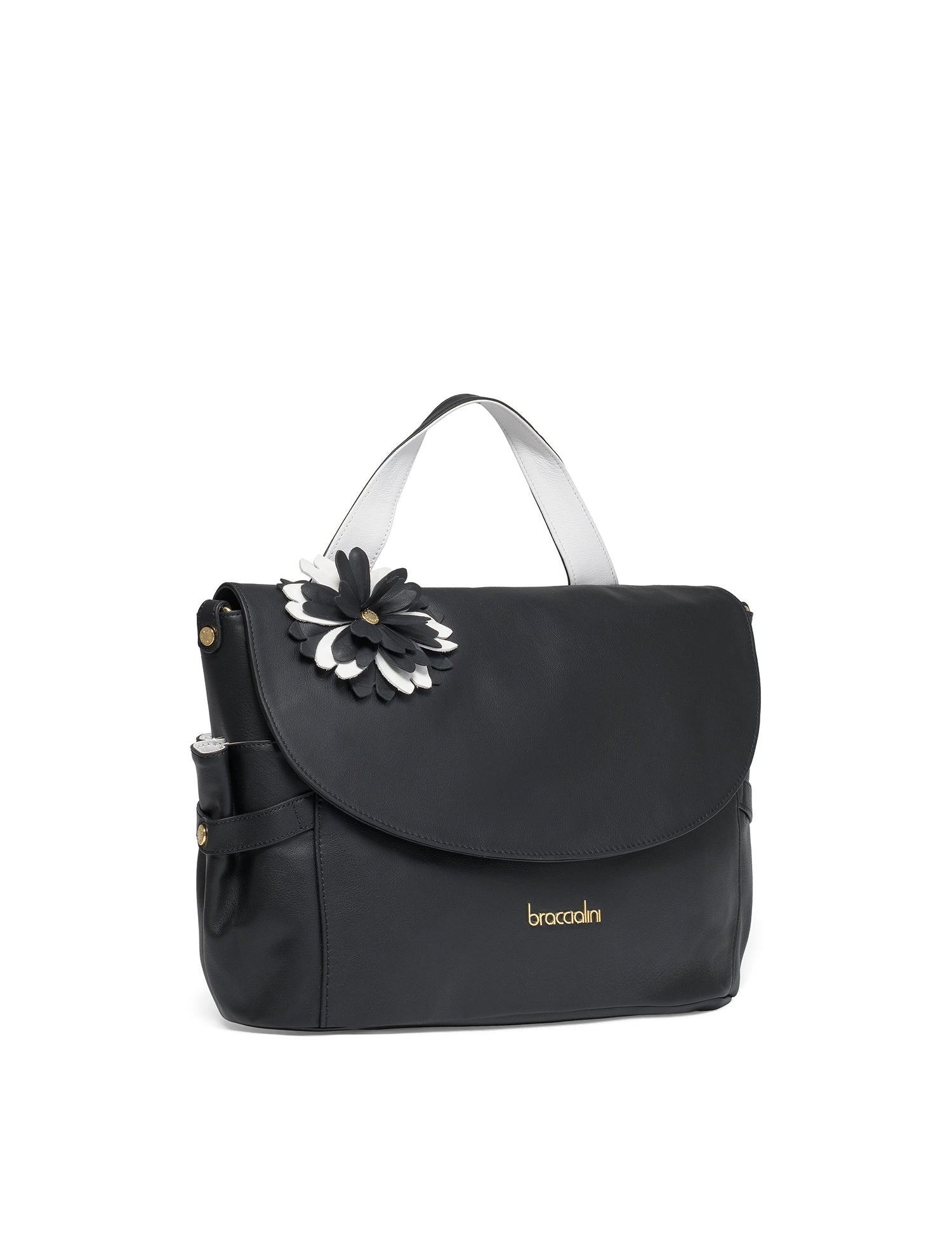 Aurelia Ultra Borsa a mano da donna 100% pelle B16944-NERO Braccialini