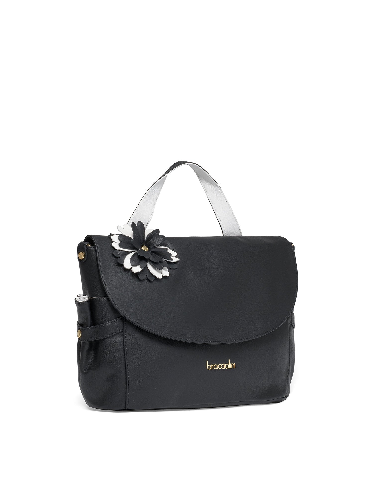 Aurelia Ultra Borsa a mano da donna 100% pelle B16944-NERO Braccialini