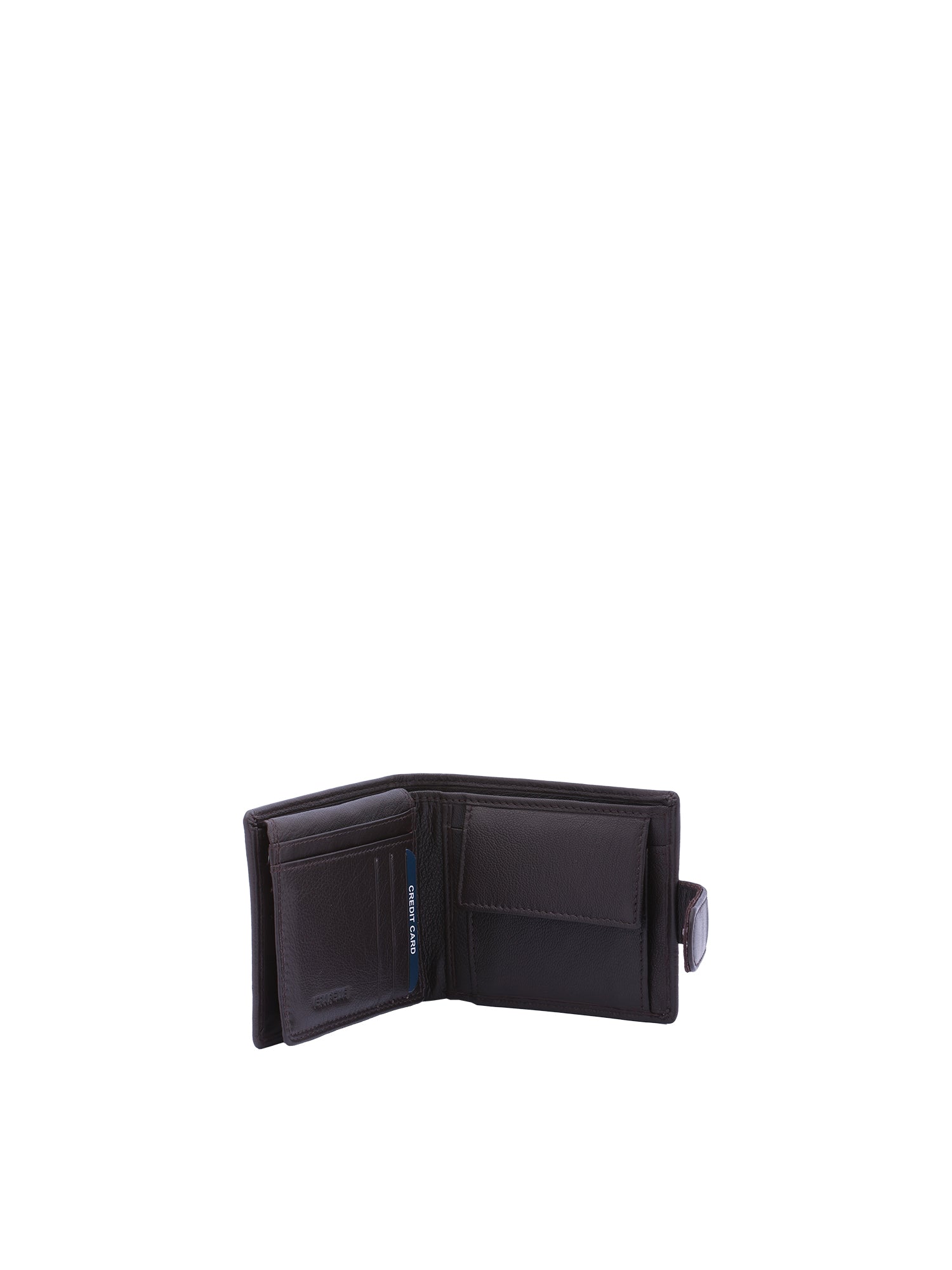 Portafoglio uomo vera pelle Casual EC7642-57-MARRONE SCURO Enrico Coveri