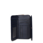 Portafoglio in Pelle Vegana Blu