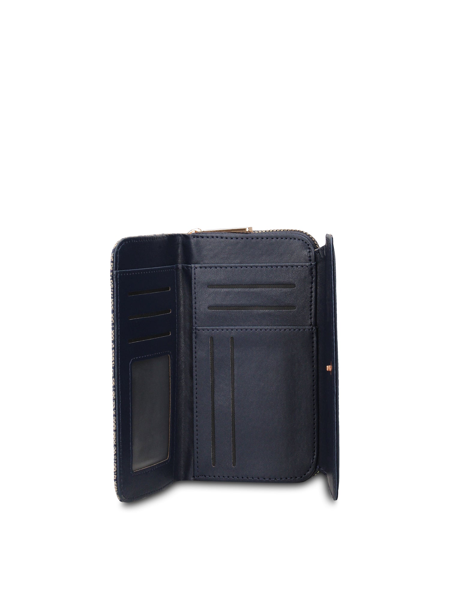 Portafoglio in Pelle Vegana Blu