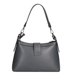 Aurelia Borsa a spalla da donna Vera pelle 05694-PL27 CENERE Gave Lux