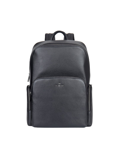 Zaino unisex in vera pelle Casual BC1303-NERO