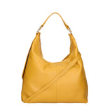 Ursula Borsa a spalla da donna Vera pelle 06673-D36 SENAPE Gave Lux