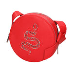 Naomi Borsa a spalla da donna Vera pelle 190960-ROSSO RED Gave Lux
