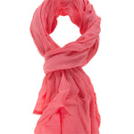 Tecla L2032-ROSSO Foulard unisex in cotone e seta Gave Lux