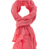 Tecla L2032-ROSSO Foulard unisex in cotone e seta Gave Lux