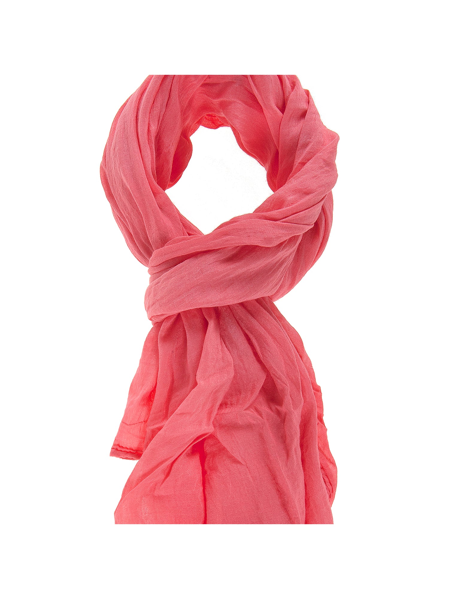 Tecla L2032-ROSSO Foulard unisex in cotone e seta Gave Lux