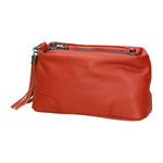 Lidia Borsa a mano da donna Vera pelle 06513-MATTONE Gave Lux
