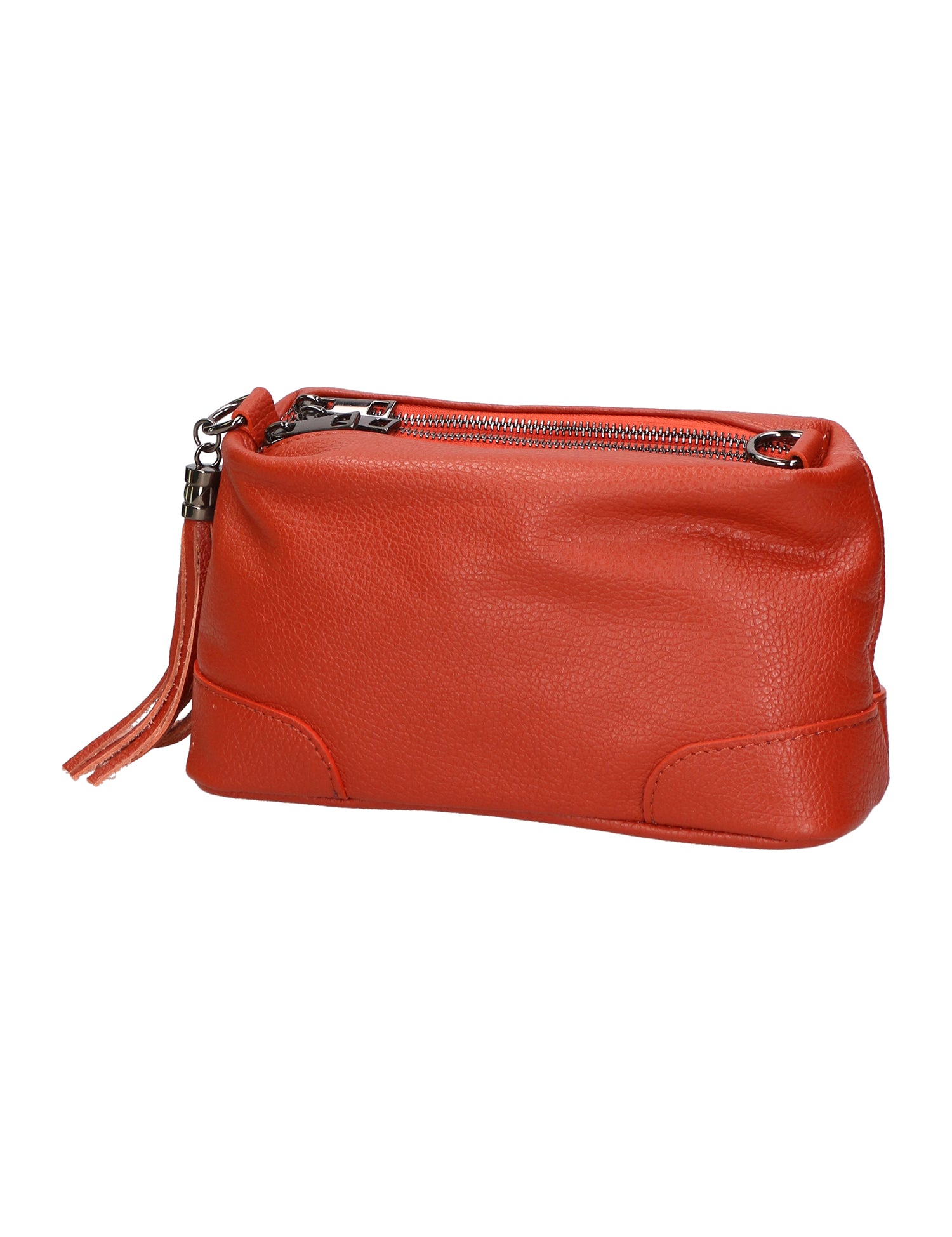 Lidia Borsa a mano da donna Vera pelle 06513-MATTONE Gave Lux