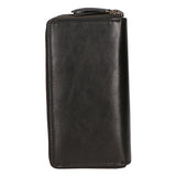 Portafoglio unisex in vera pelle Made in Italy SN2828147-BLACK Santini Firenze