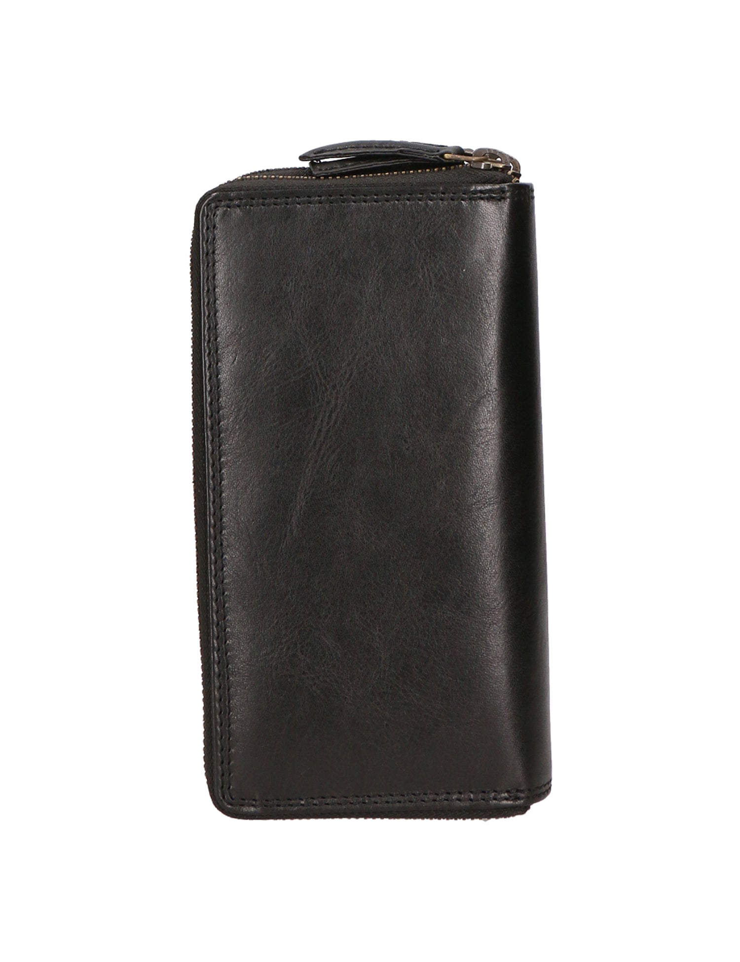 Portafoglio unisex in vera pelle Made in Italy SN2828147-BLACK Santini Firenze