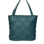 Zelia Lux Borsa a spalla da donna Vera Pelle 2118-D33 PETROLIO Chiara Ferretti