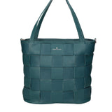 Zelia Lux Borsa a spalla da donna Vera Pelle 2118-D33 PETROLIO Chiara Ferretti