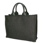 Allison Borsa a spalla da donna Paglia e pelle 05117-12 S28 NERO Gave Lux