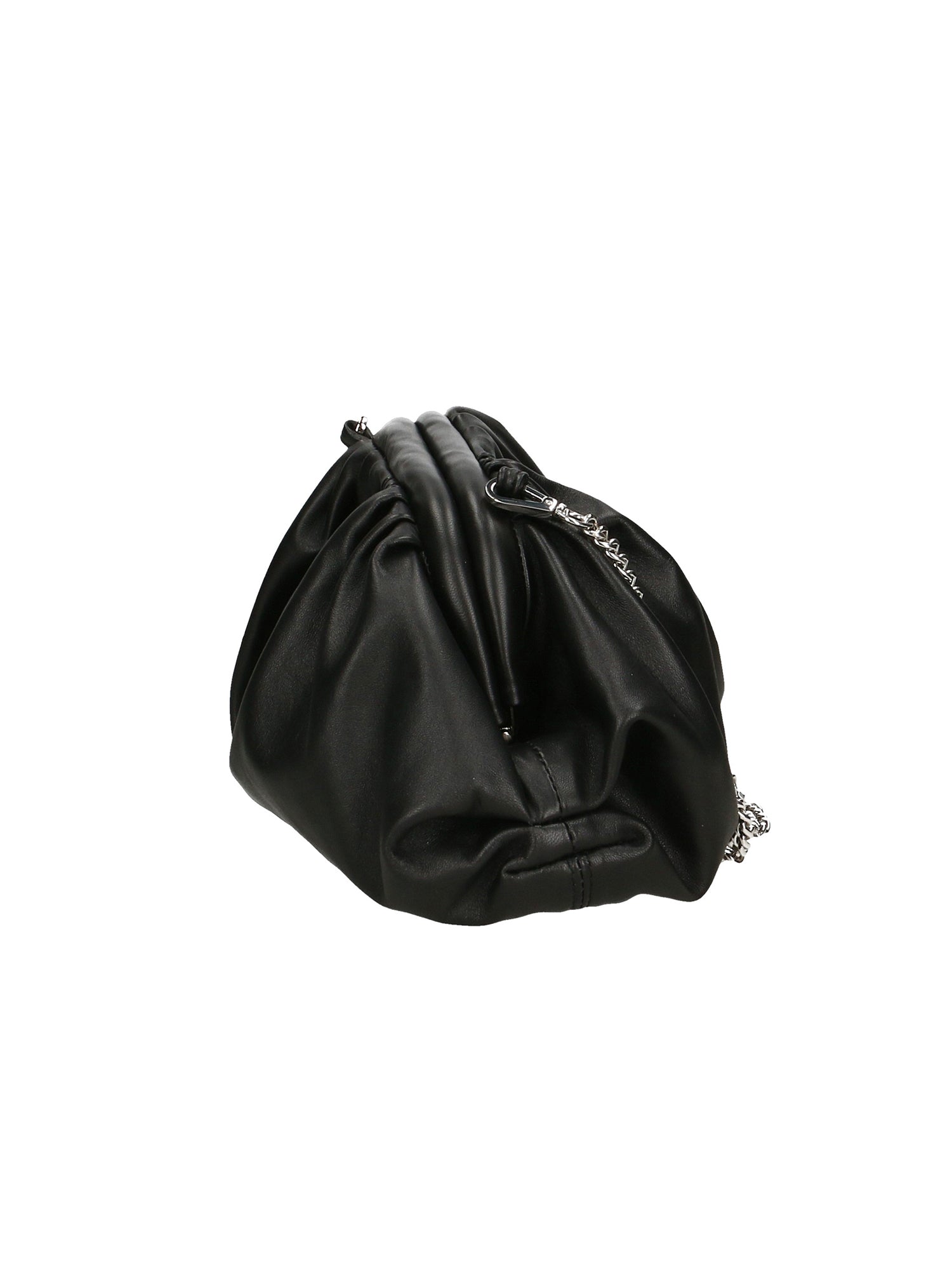 Quinta Borsa a tracolla donna Vera pelle 01448-D28 NERO BLACK Gave Lux
