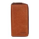 Portafoglio unisex in vera pelle Made in Italy SN2828147-TAN Santini Firenze