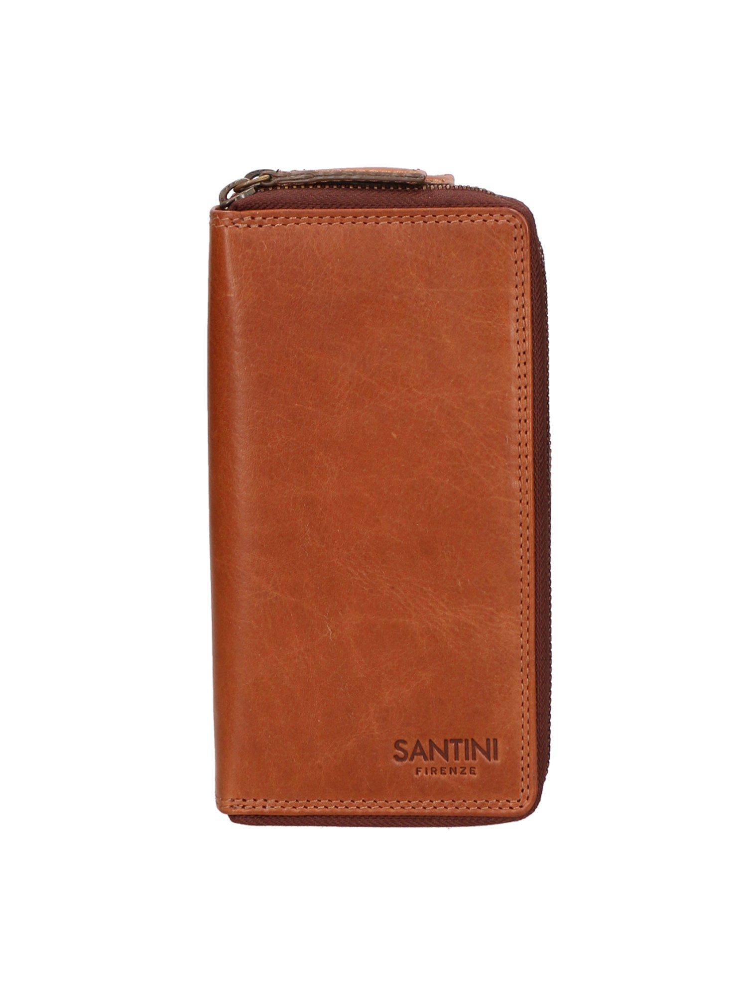 Portafoglio unisex in vera pelle Made in Italy SN2828147-TAN Santini Firenze