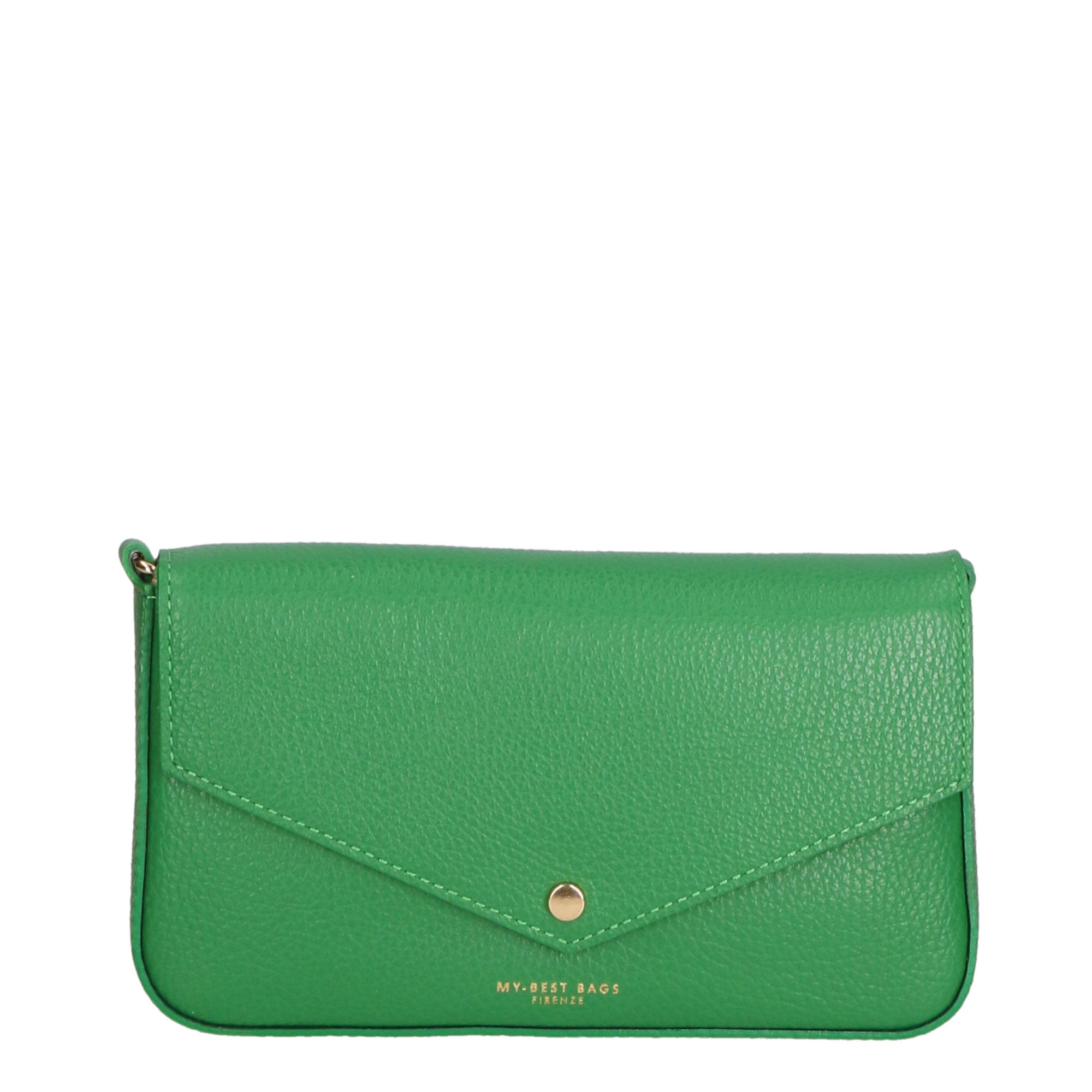 Borsa a mano da donna Vera pelle croco MYB-7021-SS-C47 VERDE My Best Bag