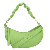 Ida Borsa a spalla da donna Vera pelle 05916-C12 VERDE Gave Lux