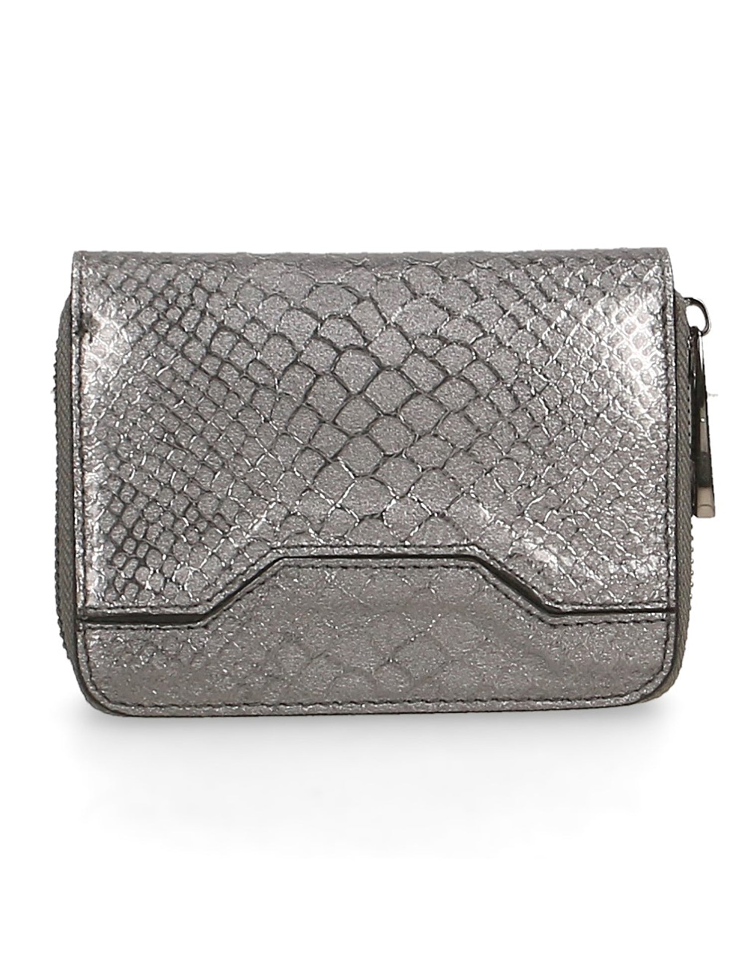 Nohemi Portafoglio donna vera pelle Zip 524072-FERRO Gave Lux