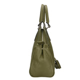Borsa a mano da Donna Piera in Vera Pelle Made in Italy 24x40x11 cm