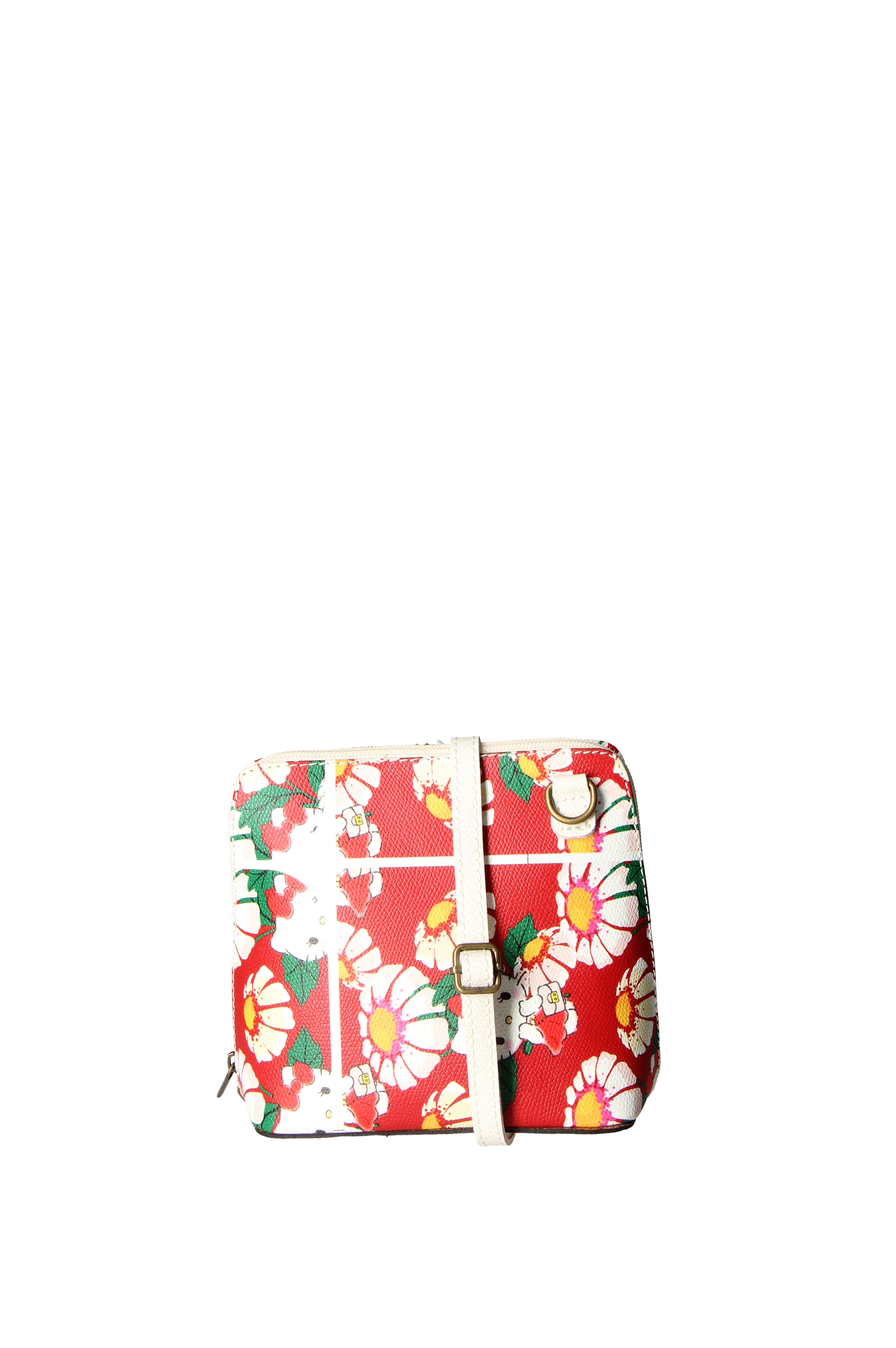 Floralie Borsa a tracolla donna Vera pelle 03343-ROSSO Gave Lux