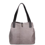 Clarissa Borsa a mano da donna Vera pelle 5276-018 GRIGIO MEDIO Gave Lux