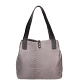 Clarissa Borsa a mano da donna Vera pelle 5276-018 GRIGIO MEDIO Gave Lux
