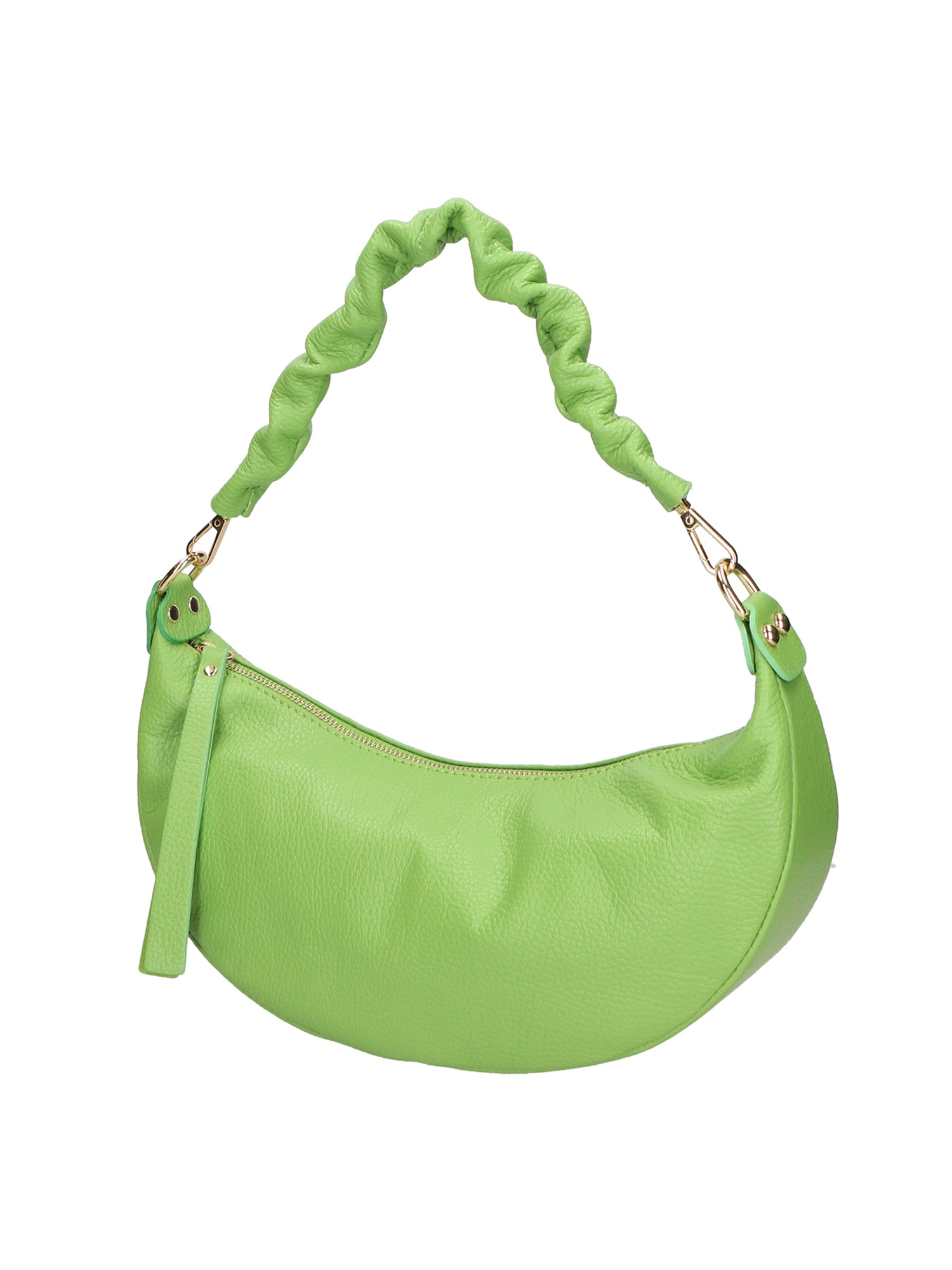 Ida Borsa a spalla da donna Vera pelle 05916-C12 VERDE Gave Lux