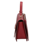 Borsa a mano da donna 100% pelle Nappa MYB-8034-FW-S34 BORGOGNA My Best Bag
