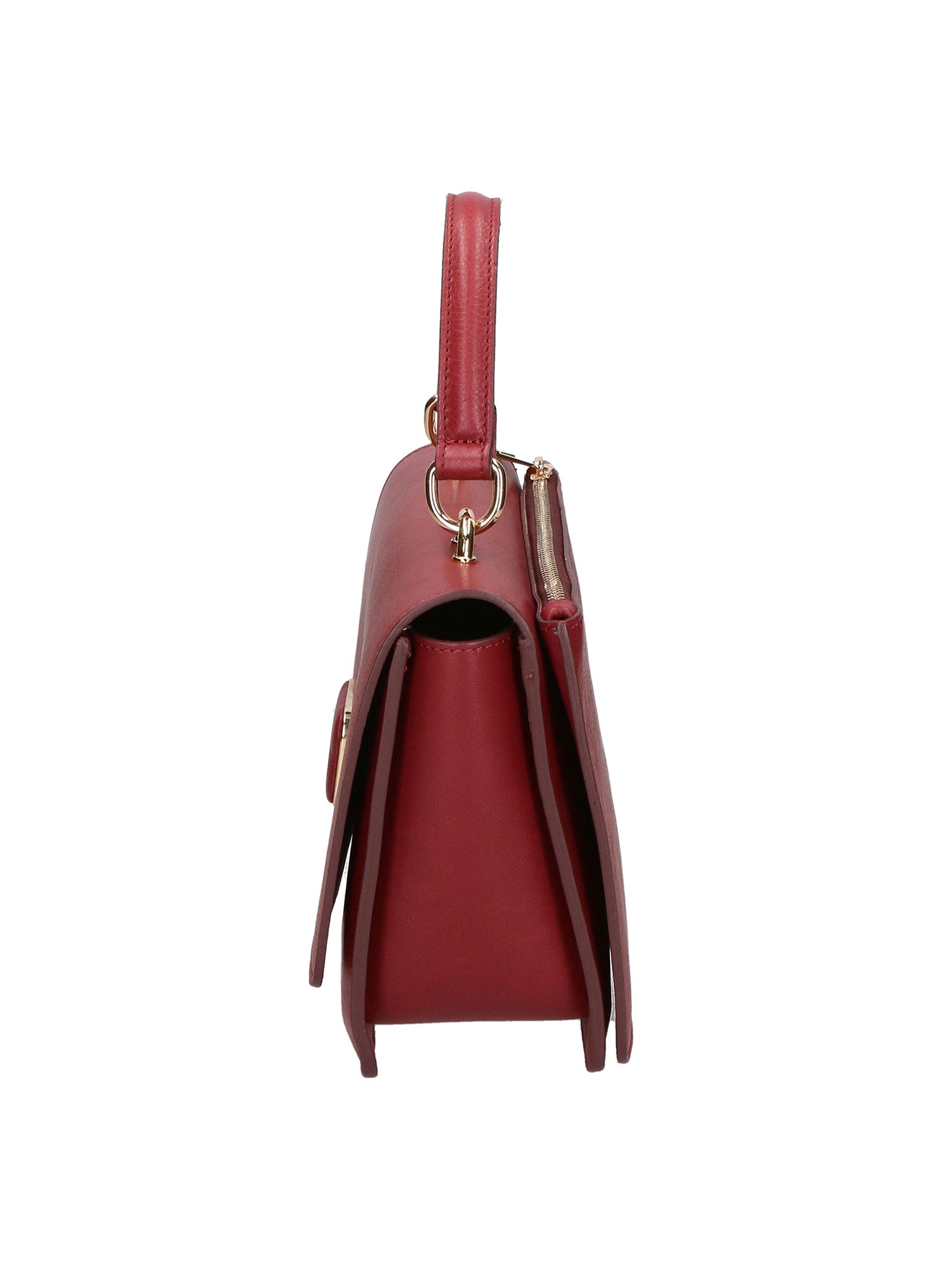 Borsa a mano da donna 100% pelle Nappa MYB-8034-FW-S34 BORGOGNA My Best Bag
