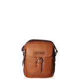 Borsa a tracolla da uomo 100% vera pelle HILB-HT06-CUOIO Hill Burry
