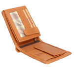 Portafoglio uomo in vera pelle RFID HILB-6404-CUOIO Hill Burry