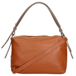 Vivienne Borsa a spalla da donna Vera pelle 06674-D17 CUOIO + D40 TAUPE Gave Lux