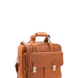 Borsa a mano unisex in vera pelle Made in Italy 4575-MIELE Alessia Firenze
