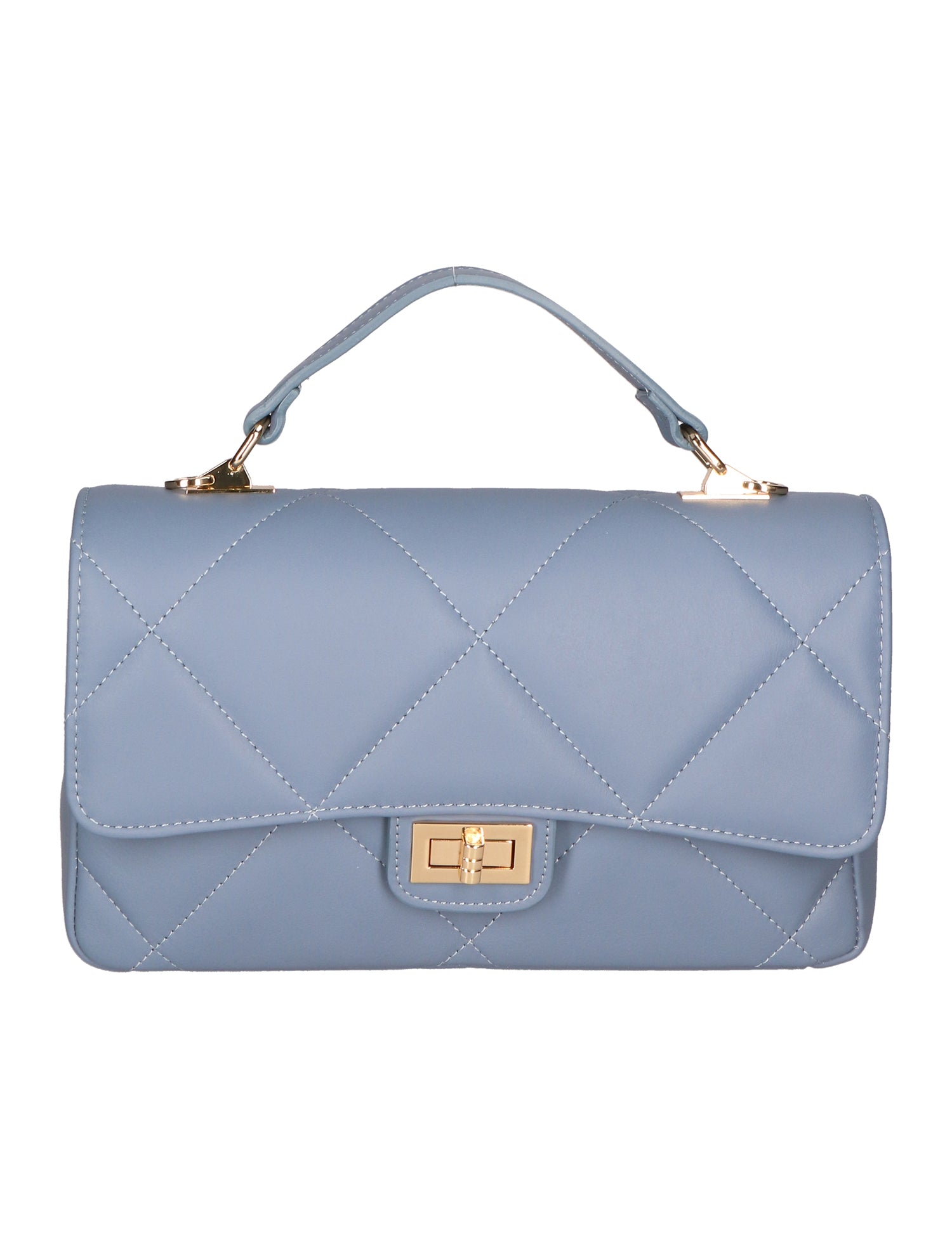Vita Borsa a spalla da donna Vera pelle 06879-S41 CELESTE SCURO Gave Lux
