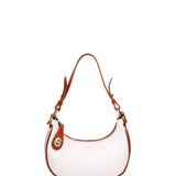 Borsa a Spalla in Vera Pelle Bianco