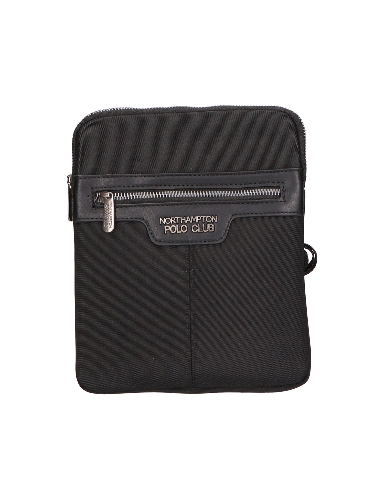 Borsa a tracolla uomo in pelle PU Casual PCL3154-BLACK Northampton Polo Club