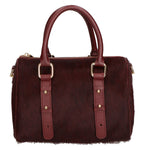 Borsa a mano da donna Vera pelle di cavallino MYB-8025-FW-BORDO My Best Bag