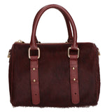 Borsa a mano da donna Vera pelle di cavallino MYB-8025-FW-BORDO My Best Bag