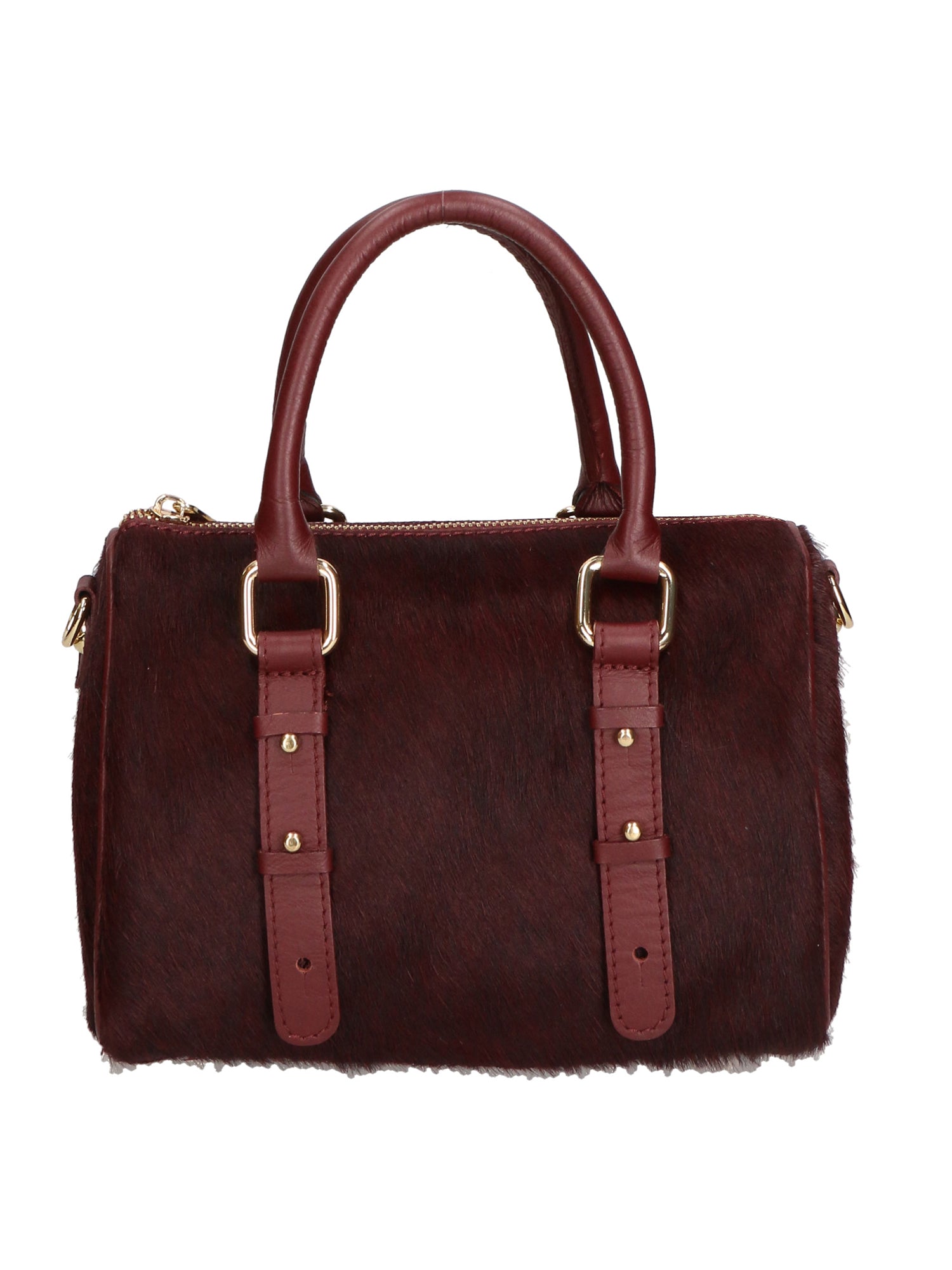 Borsa a mano da donna Vera pelle di cavallino MYB-8025-FW-BORDO My Best Bag