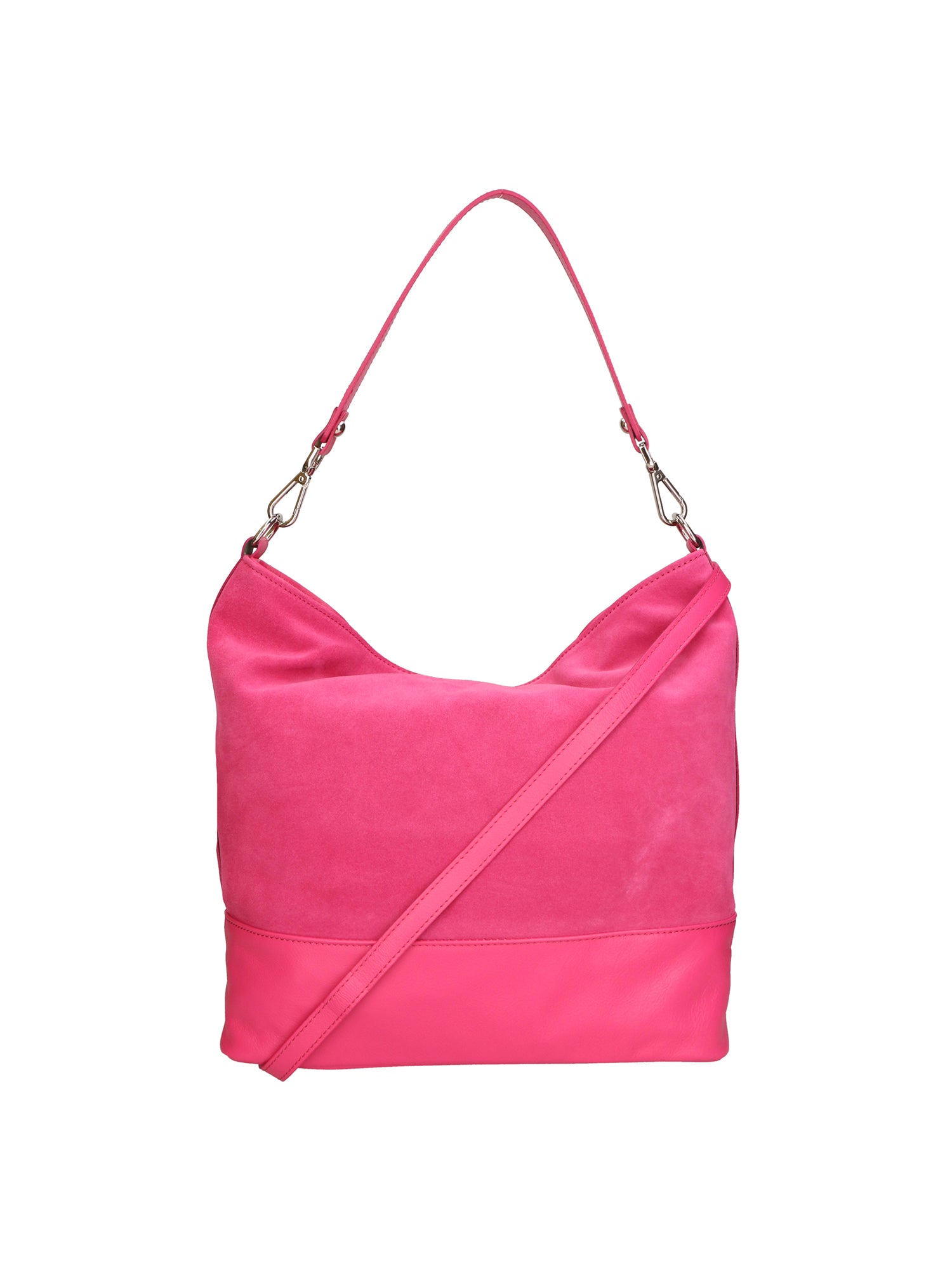 Graziana Borsa a spalla da donna Vera pelle 05960-16 FUXIA 02 FUXIA Gave Lux