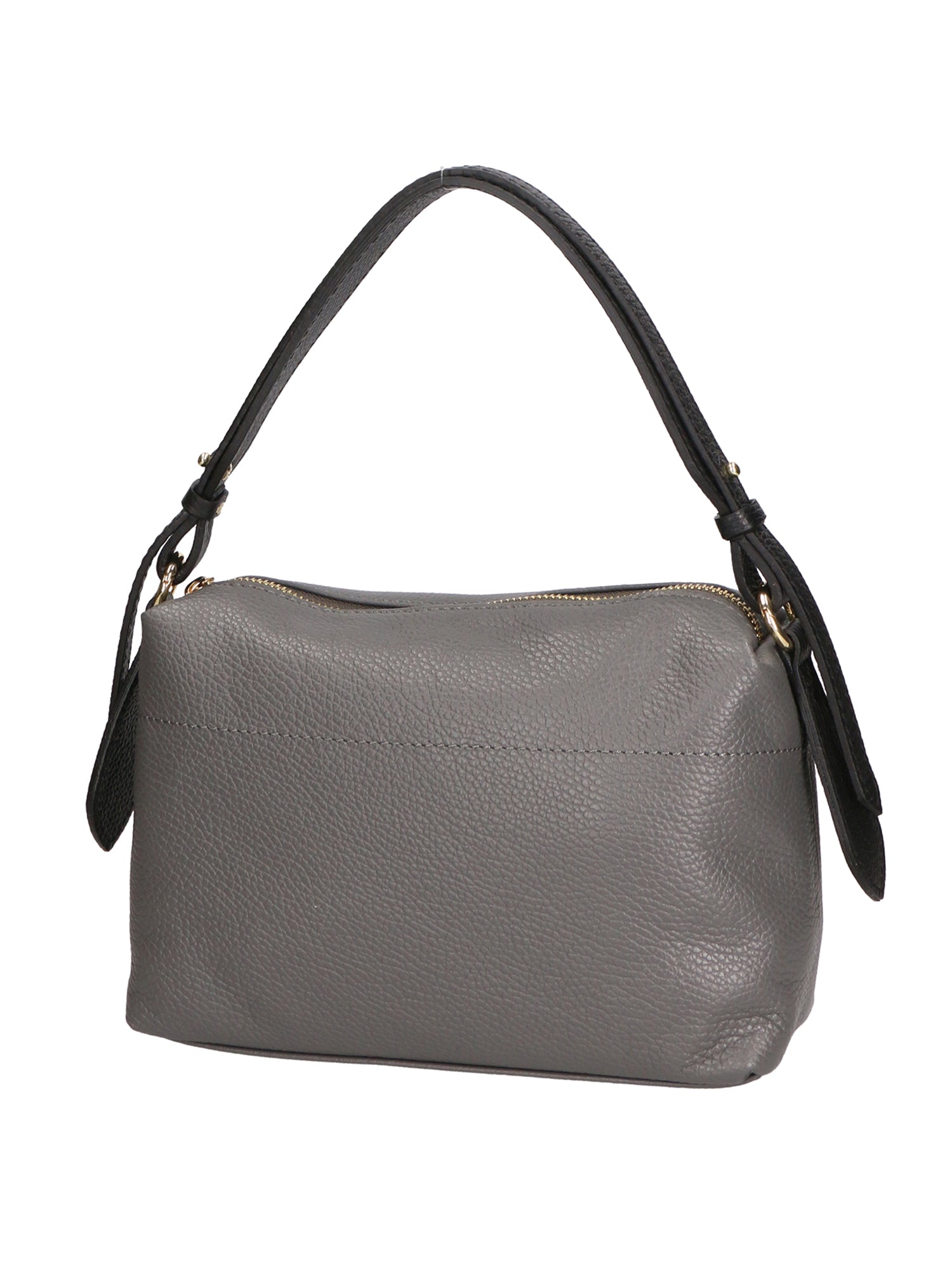 Vivienne Borsa a spalla da donna Vera pelle 06674-D27 CENERE + D28 NERO Gave Lux