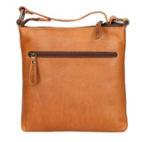 Borsa a tracolla da uomo Vera pelle RFID HILB-15118-CUOIO Hill Burry