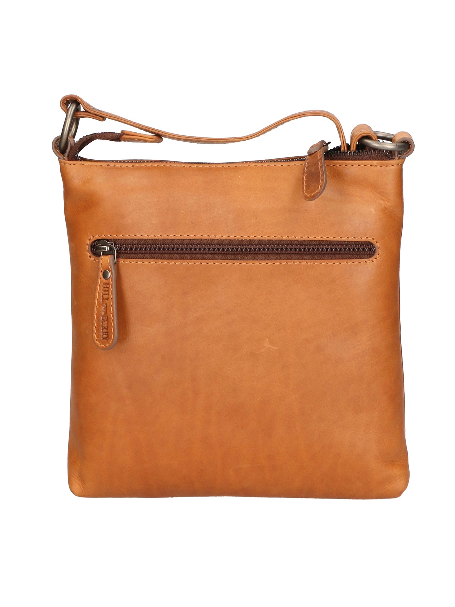 Borsa a tracolla da uomo Vera pelle RFID HILB-15118-CUOIO Hill Burry