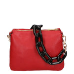Borsa a spalla da donna Vera pelle italiana MYB-8020-FW-ROSSO My Best Bag