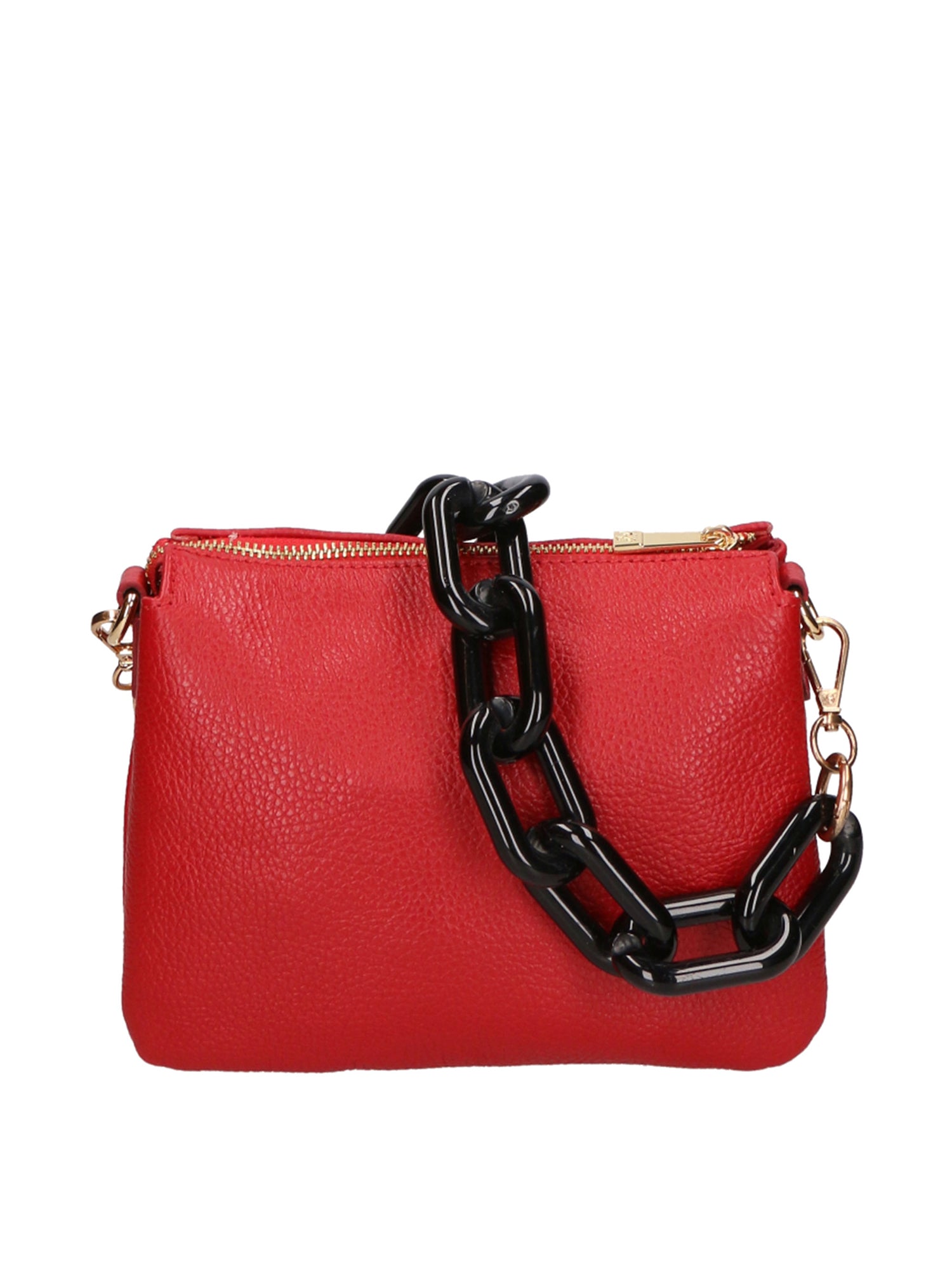 Borsa a spalla da donna Vera pelle italiana MYB-8020-FW-ROSSO My Best Bag